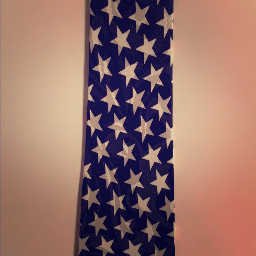 Handmade American flag tie.